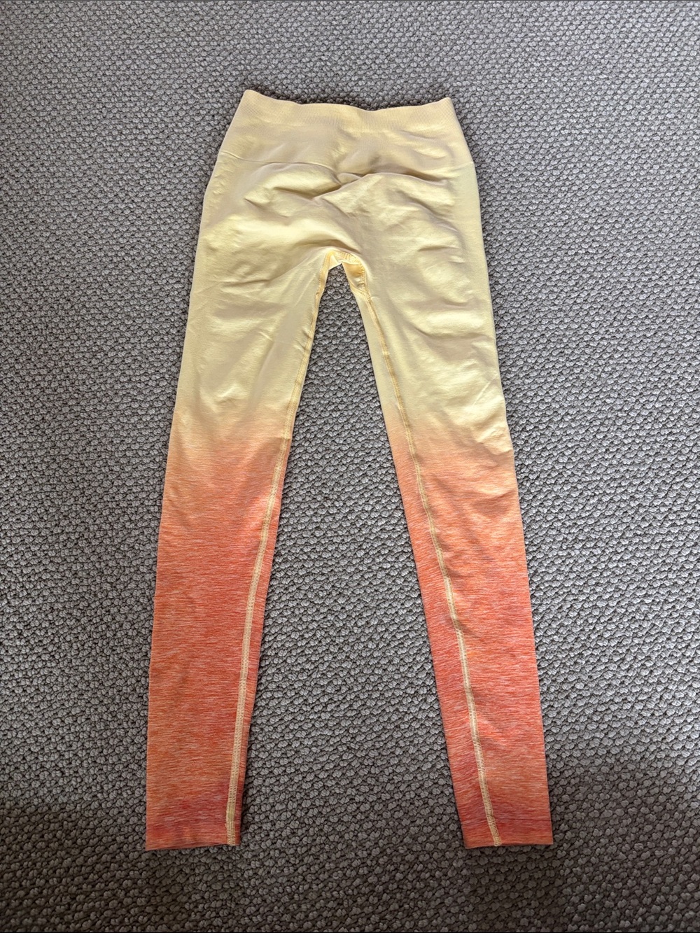 NEW Ombre Yellow to Orange Leggings
